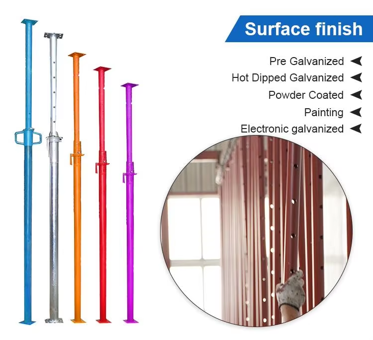 Wholesale China factory produced construction steel props heavy duty custom size