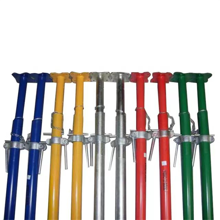 Heavy Duty Galvanized Acro Jacks Adjustable Steel Props for Construction Powder Coated Metal Scaffolding Adjustable Steel Props